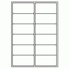 420 - Label Size 97mm x 47.5mm - 12 labels per sheet